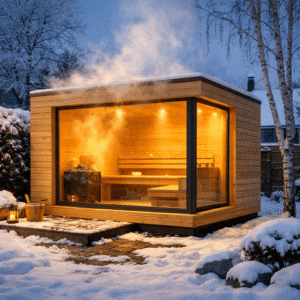 Sauna i haven