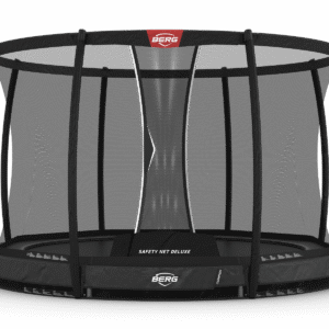 BERG Champion InGround 330 Grå + Safety Net Deluxe - Trampolin Cirkulær - 330 cm