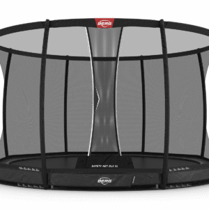 BERG Champion InGround 430 Grå + Safety Net DLX XL - Trampolin Cirkulær - 430 cm