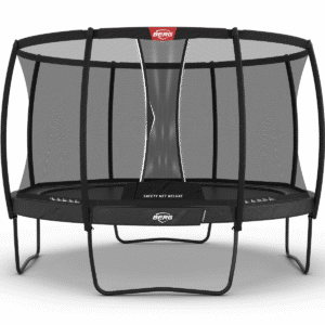 BERG Champion Regular 380 Grå + Safety Net Deluxe - Trampolin Cirkulær - 380 cm