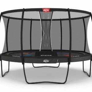 BERG Champion Regular 430 Grå Levels + Safety Net Deluxe - Trampolin Cirkulær - 430 cm