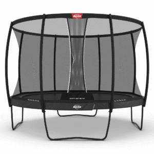 BERG Champion Regular 430 Grå + Safety Net DLX XL - Trampolin Cirkulær - 430 cm