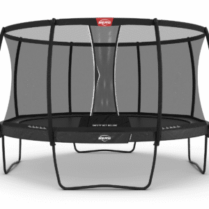 BERG Champion Regular 430 Grå + Safety Net Deluxe - Trampolin Cirkulær - 430 cm