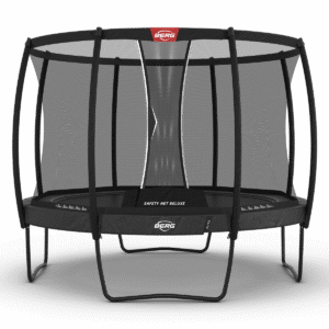 BERG Elite Regular 330 Grå + Safety Net Deluxe - Trampolin Cirkulær - 330 cm