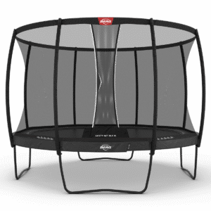 BERG Elite Regular 430 Grå + Safety Net DLX XL - Trampolin Cirkulær - 430 cm