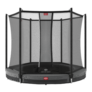 BERG Favorit InGround 200 Grå + Safety Net Comfort - Trampolin Cirkulær - 200 cm