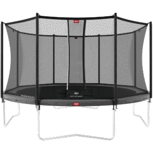 BERG Favorit Regular 380 Grå + Safety Net Comfort - Trampolin Cirkulær - 380 cm
