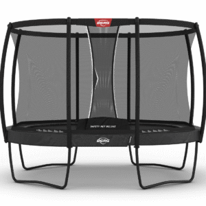 BERG Grand Champion Regular 350 Grå + Safety Net Deluxe - Trampolin Oval - 350 x 250 cm