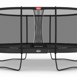 BERG Grand Champion Regular 520 Grå + Safety Net Deluxe - Trampolin Oval - 520 x 345 cm