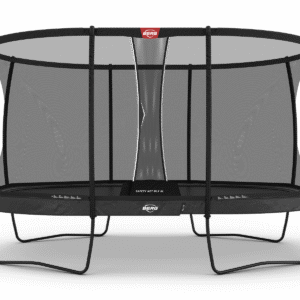 BERG Grand Elite Regular 520 Grå + Safety Net DLX XL - Trampolin Oval - 520 x 345 cm