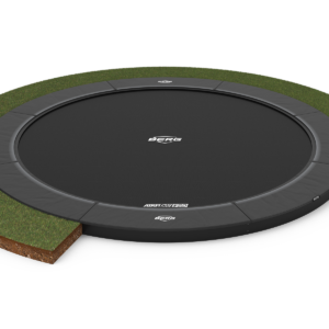 BERG SPORTS Elite FlatGround 330 Grå - Trampolin Cirkulær - 330 cm