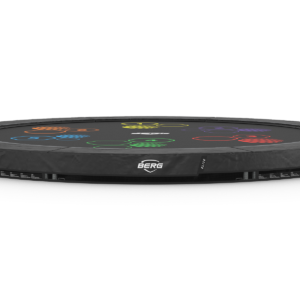 BERG SPORTS Elite InGround 430 Grå Levels - Trampolin Cirkulær - 430 cm