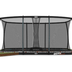 BERG SPORTS Ultim Pro Bouncer FlatGround 500 + Safety Net XL - Trampolin Rektangulær - 500 x 300 cm