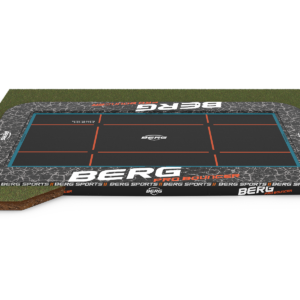 BERG SPORTS Ultim Pro Bouncer FlatGround 500 - Trampolin Rektangulær - 500 x 300 cm