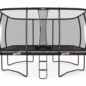 BERG SPORTS Ultim Pro Bouncer Regular 5x5 + Safety Net XL - Trampolin Rektangulær - 500 x 500 cm