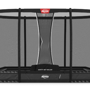 BERG Ultim Champion InGround 330 Grå + Safety Net Deluxe - Trampolin Rektangulær - 330 x 220 cm