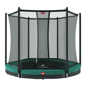 BERG Favorit InGround 330 Grøn + Safety Net Comfort - Trampolin Cirkulær - 330 cm