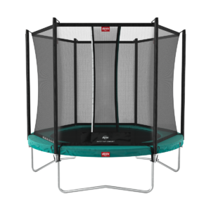 BERG Favorit Regular 330 Grøn + Safety Net Comfort - Trampolin Cirkulær - 330 cm