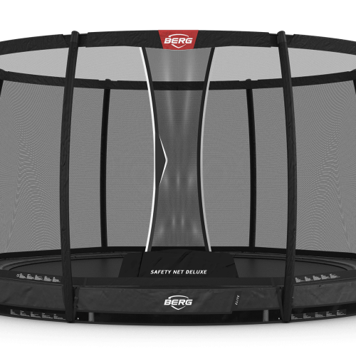 BERG Elite InGround 380 Grey + Safety Net Deluxe