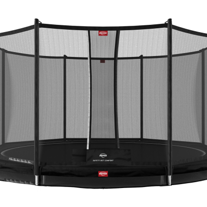 BERG Favorit InGround 380 Black + Safety Net Comfort