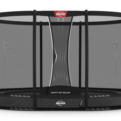 BERG Grand Champion InGround 350 Grey + Safety Net Deluxe