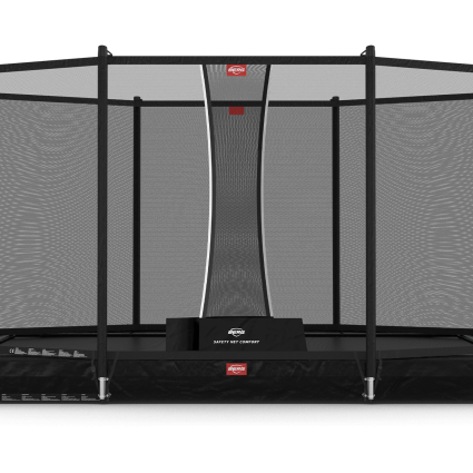 BERG Ultim Favorit InGround 410 Black + Safety Net Comfort