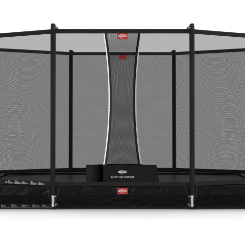 BERG Ultim Favorit InGround 410 Black + Safety Net Comfort